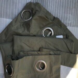 Thermal Lined Olive Drapes